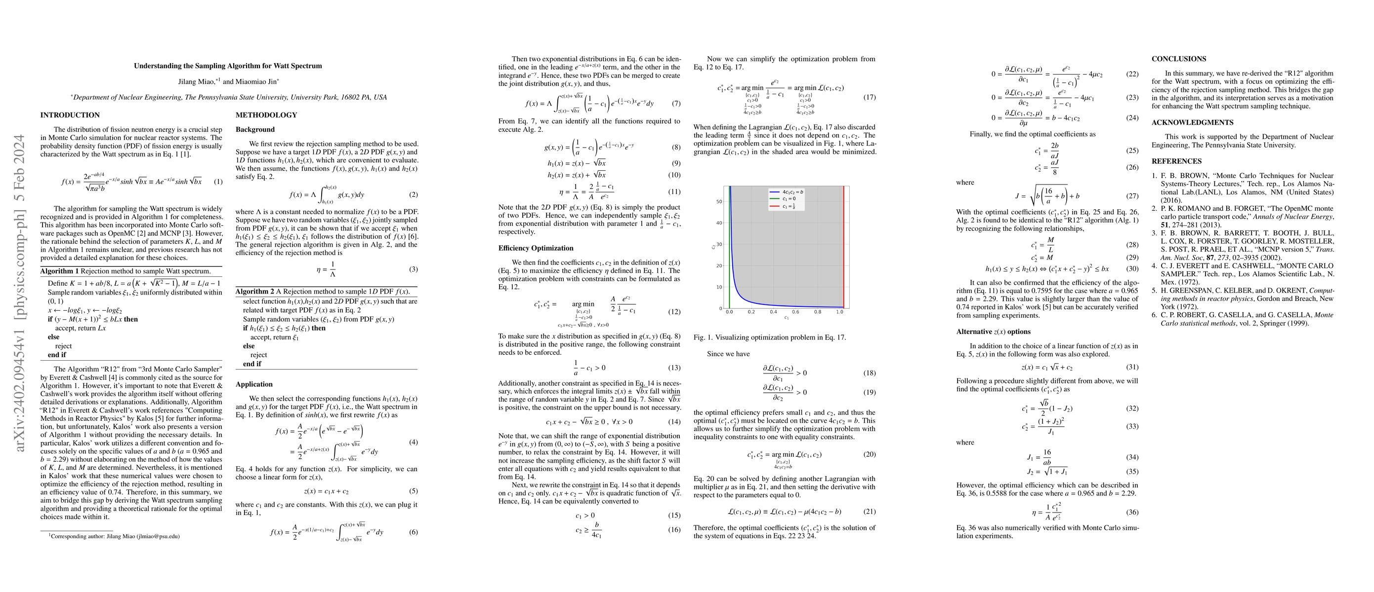Thumbnail for Understanding the Sampling Algorithm for Watt Spectrum