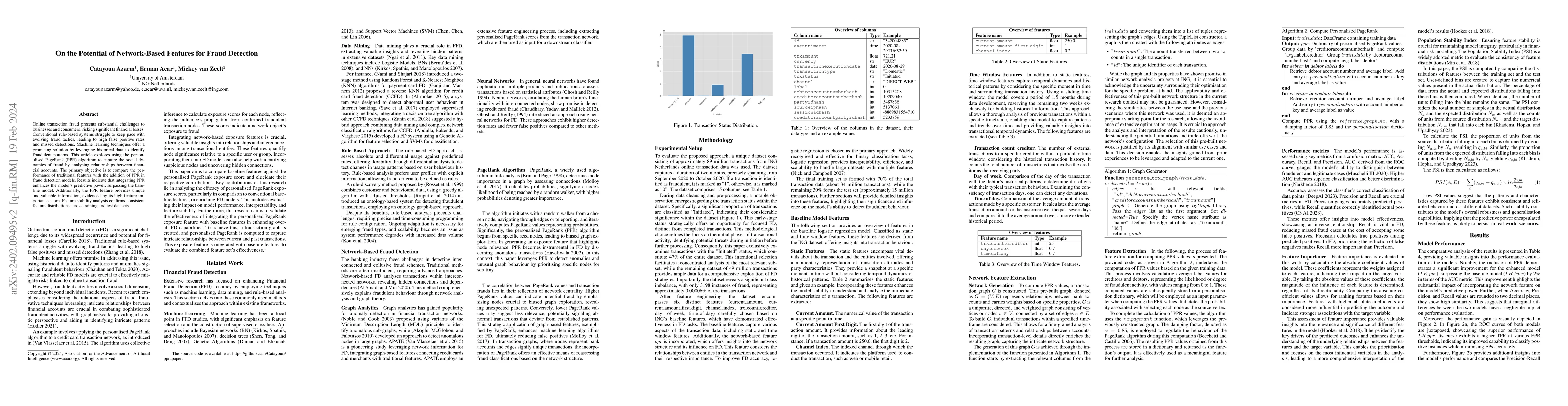 Thumbnail for On the Potential of Network-Based Features for Fraud Detection