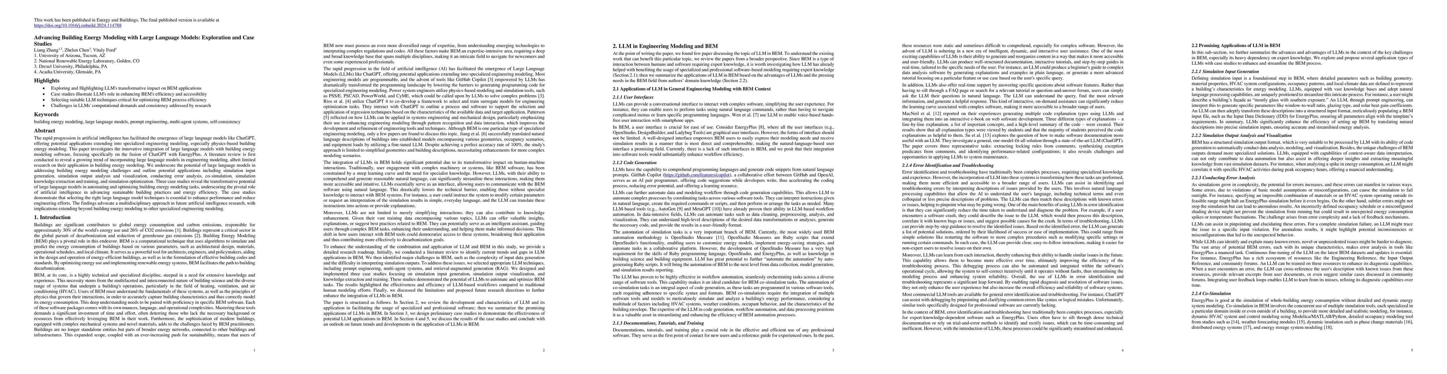 Thumbnail for Advancing Building Energy Modeling with Large Language Models:
  Exploration and Case Studies