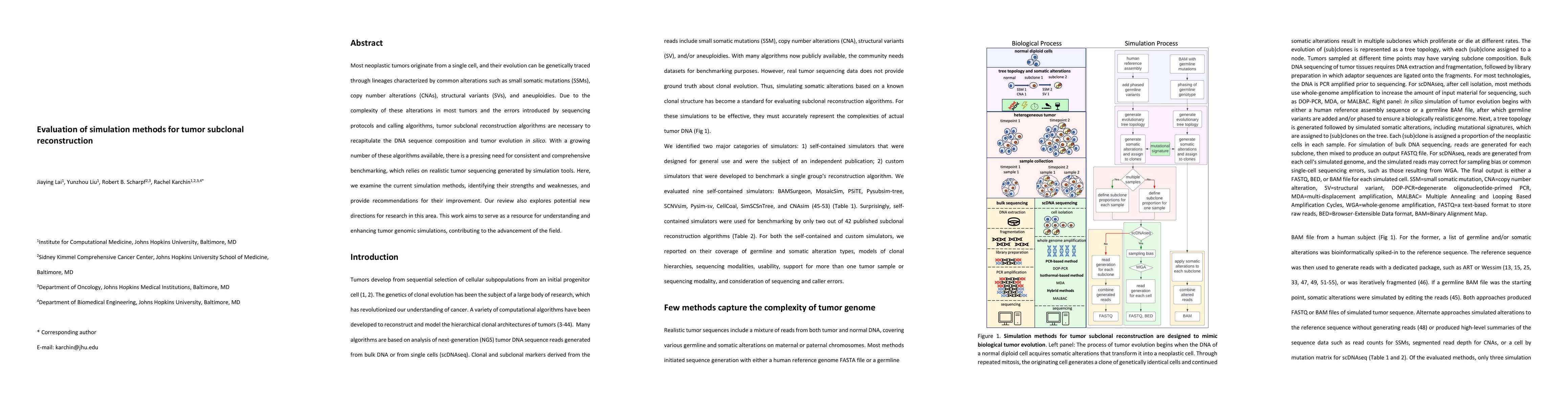 Thumbnail for Evaluation of simulation methods for tumor subclonal reconstruction