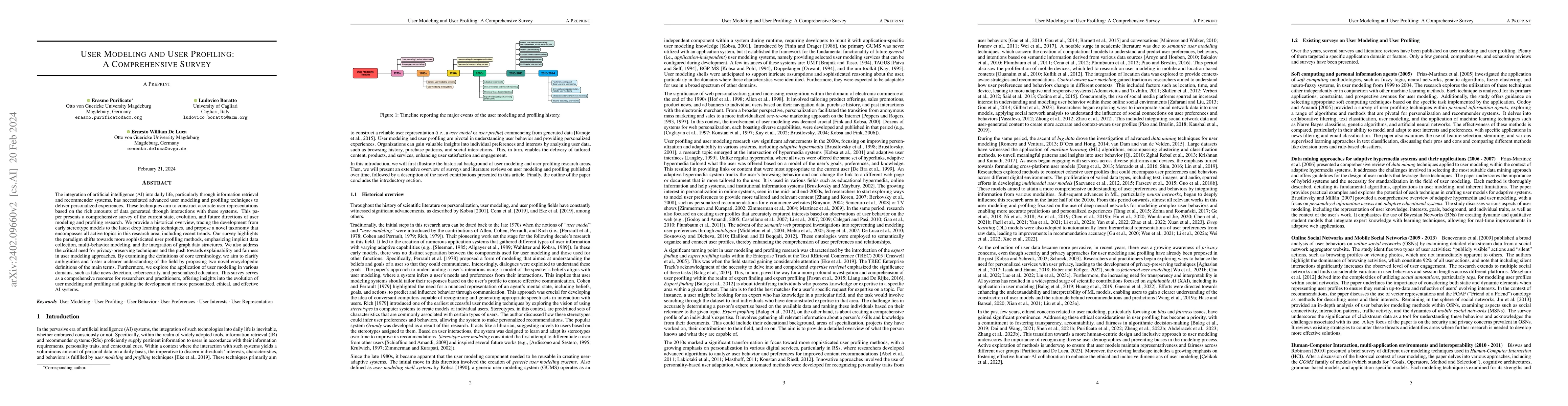 Thumbnail for User Modeling and User Profiling: A Comprehensive Survey