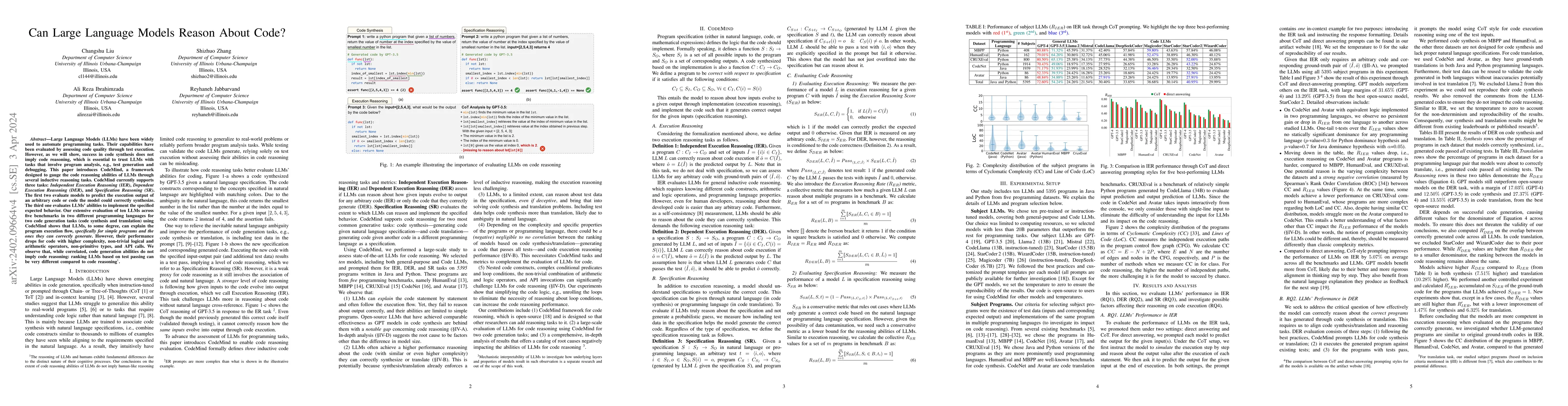 Thumbnail for CodeMind: A Framework to Challenge Large Language Models for Code
  Reasoning
