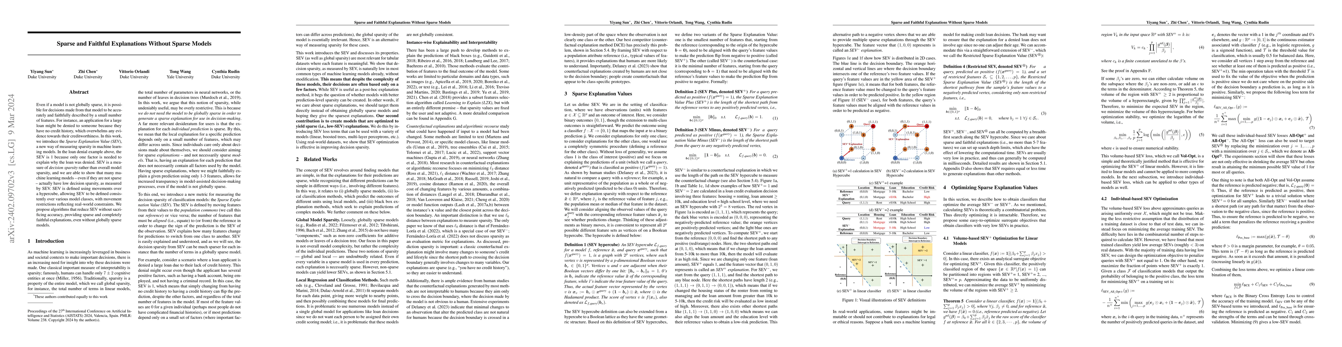 Thumbnail for Sparse and Faithful Explanations Without Sparse Models