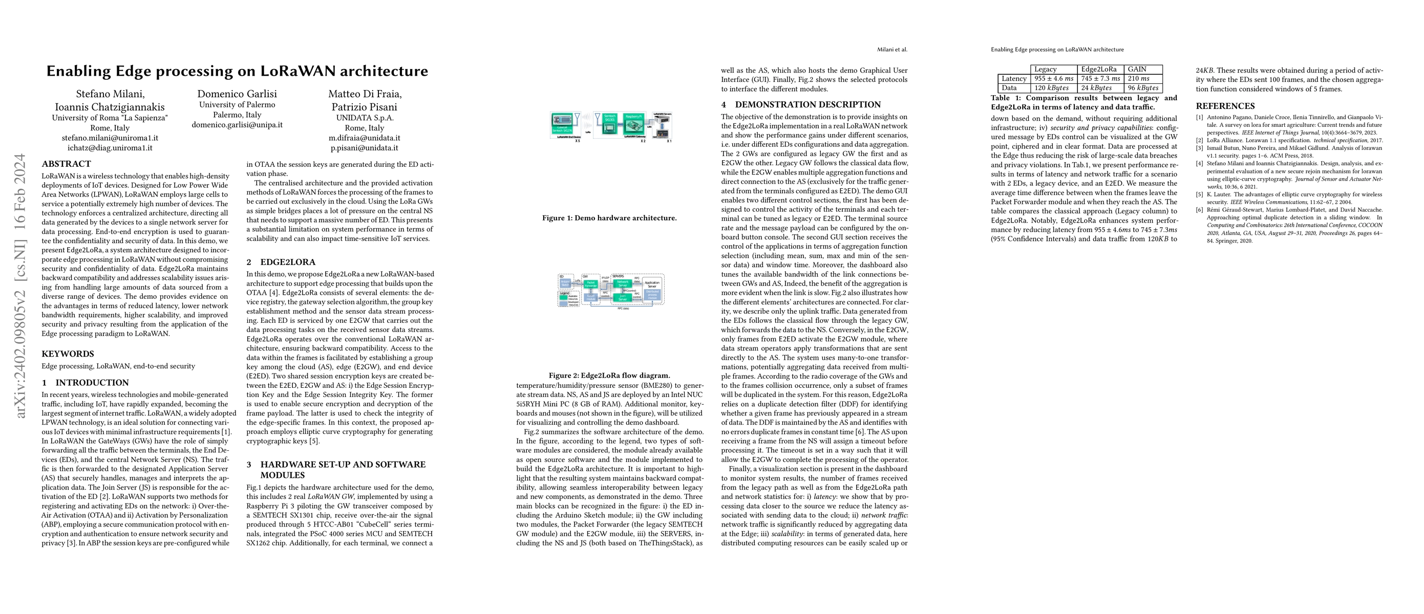 Thumbnail for Enabling Edge processing on LoRaWAN architecture