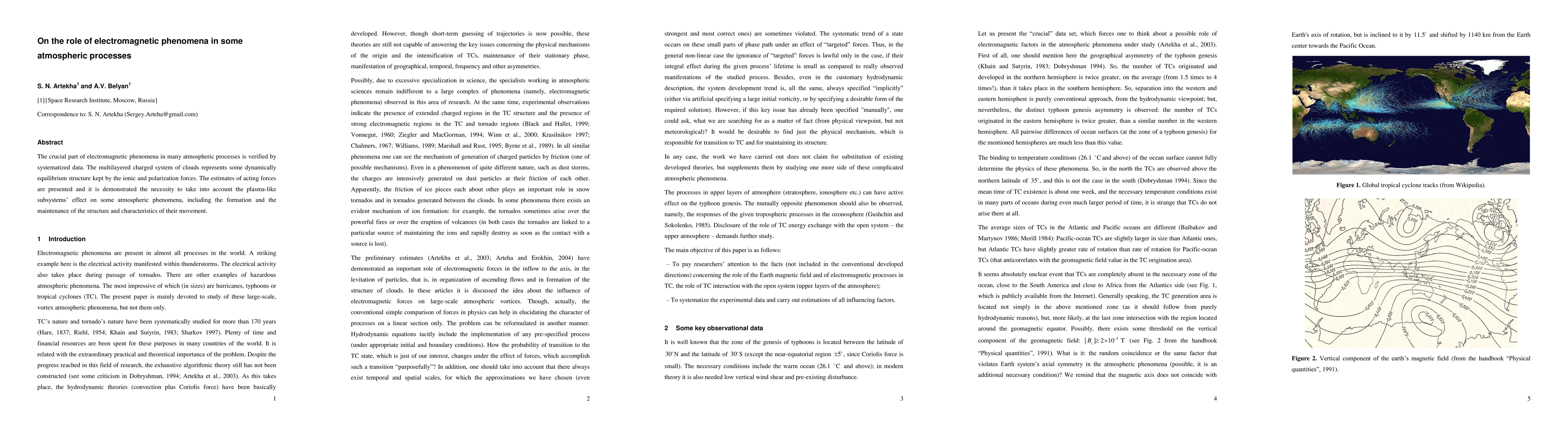 Thumbnail for On the role of electromagnetic phenomena in some atmospheric processes