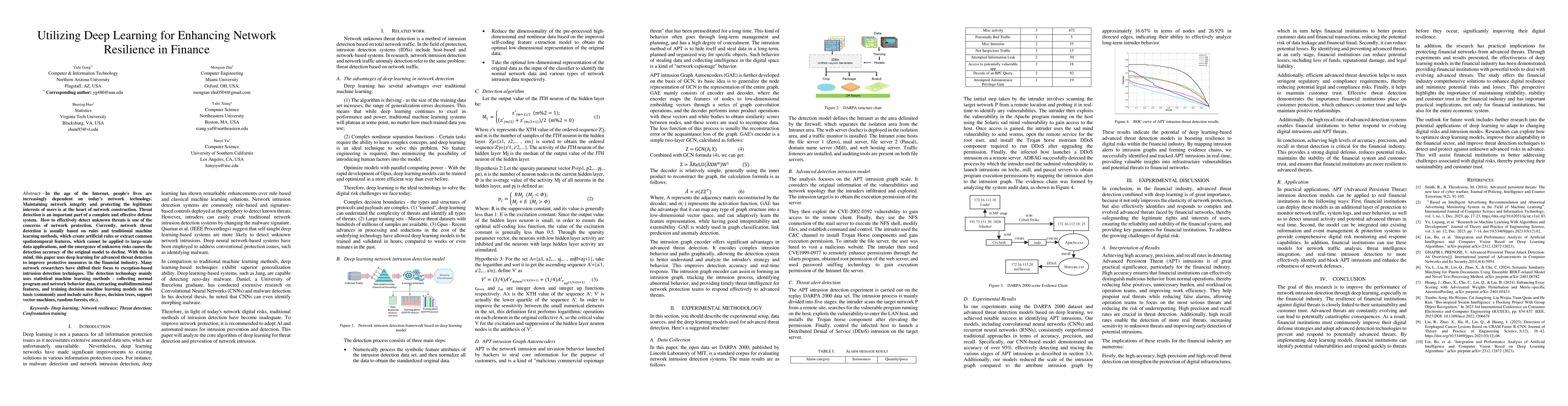 Thumbnail for Utilizing Deep Learning for Enhancing Network Resilience in Finance