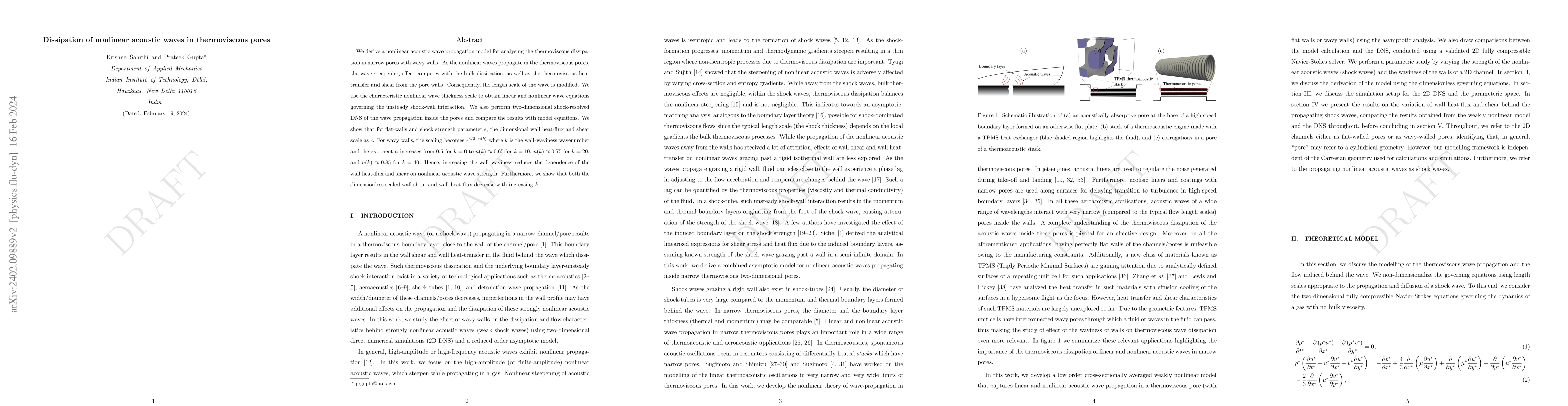 Thumbnail for Dissipation of nonlinear acoustic waves in thermoviscous pores