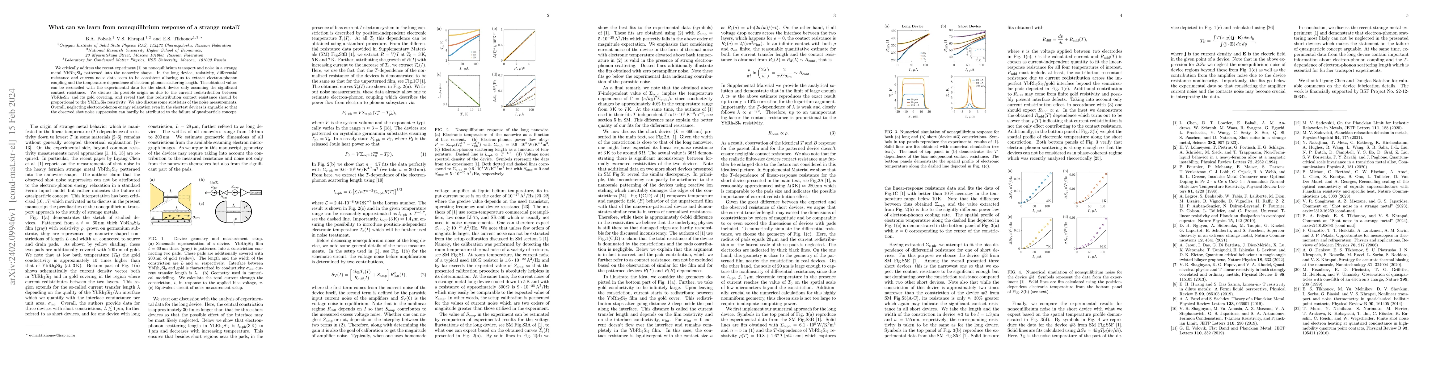 Thumbnail for What can we learn from nonequilibrium response of a strange metal?