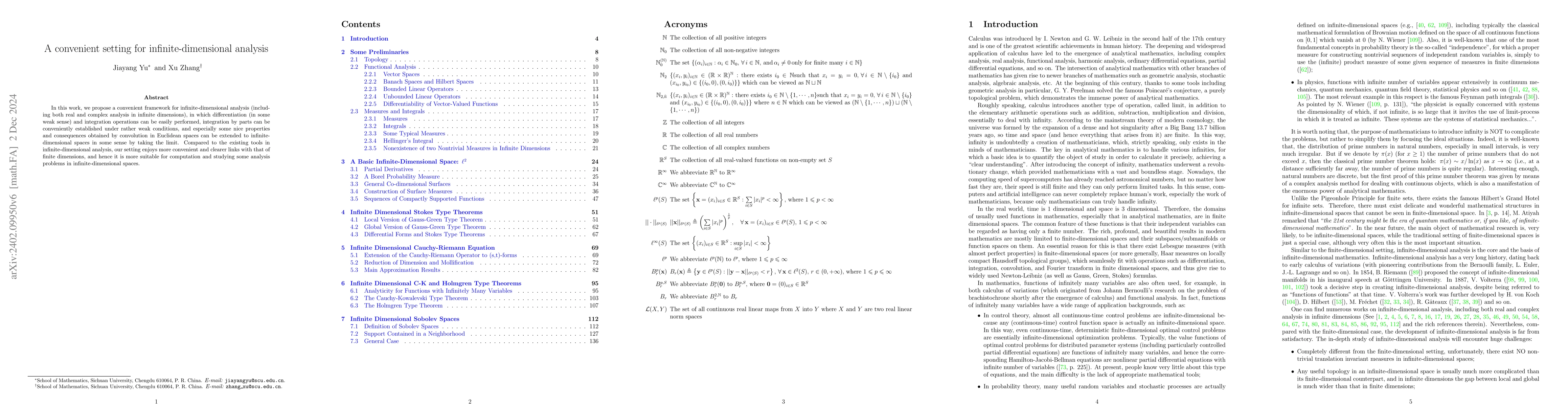 Thumbnail for A convenient setting for infinite-dimensional analysis