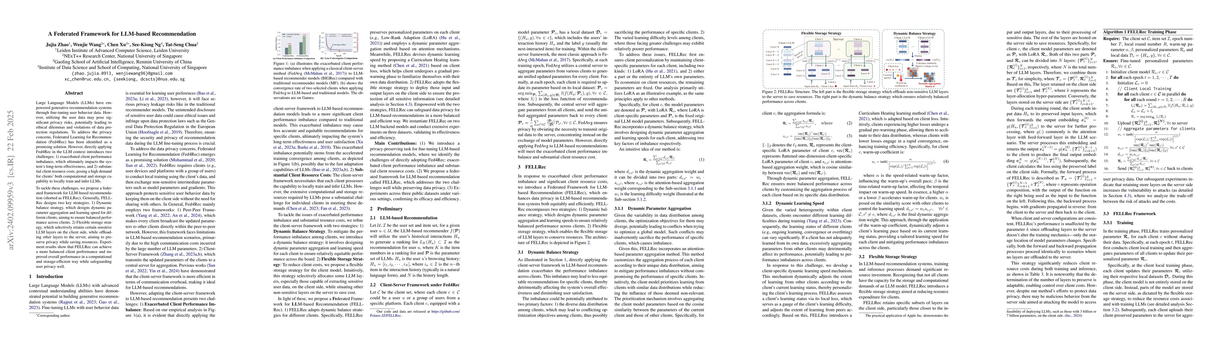 Thumbnail for LLM-based Federated Recommendation