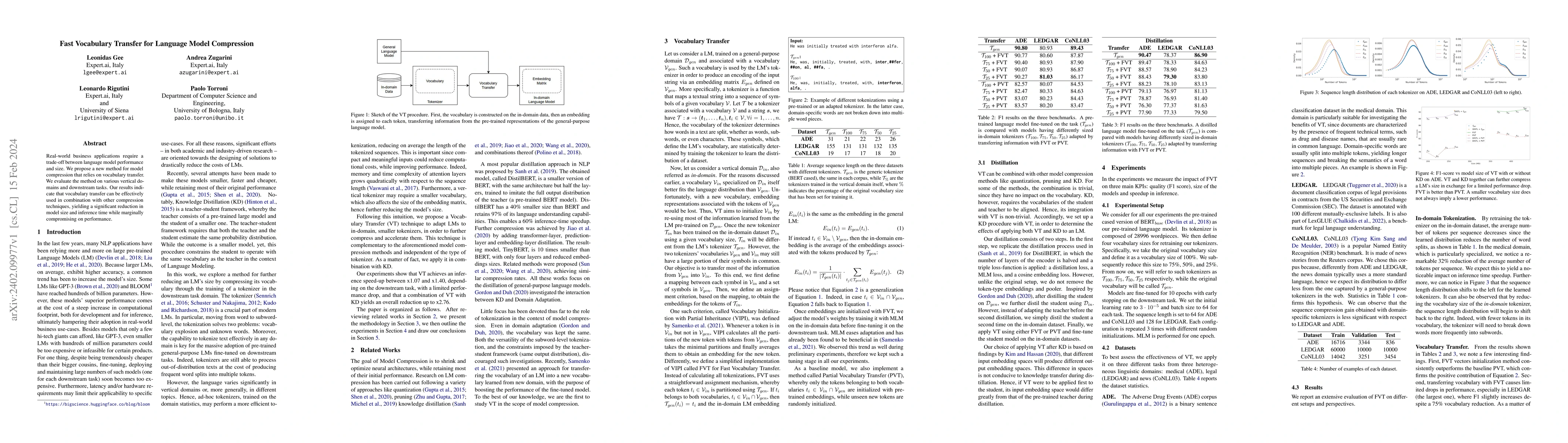 Thumbnail for Fast Vocabulary Transfer for Language Model Compression