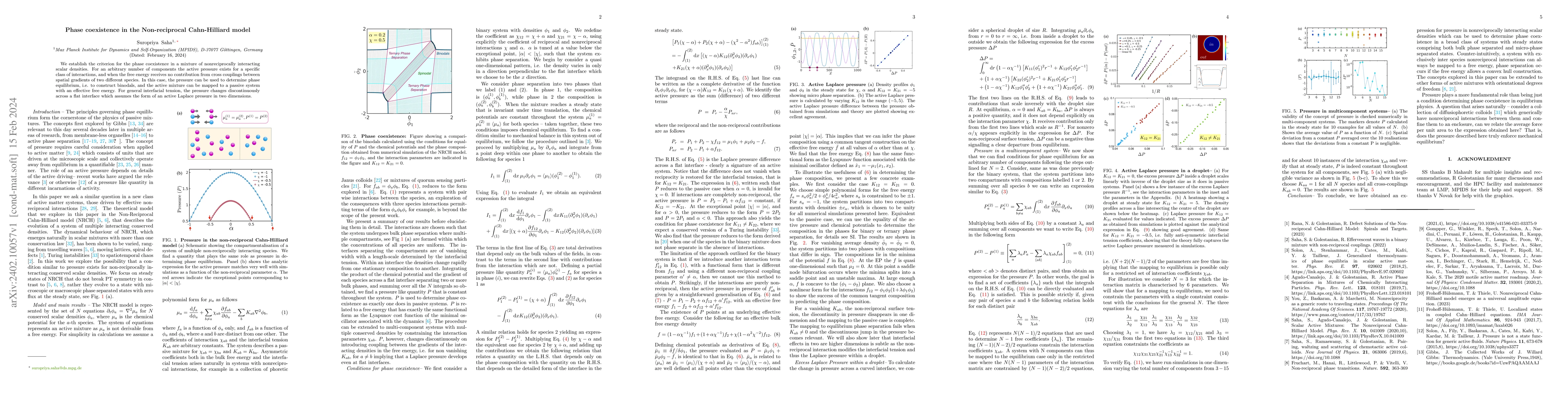 Thumbnail for Phase coexistence in the Non-reciprocal Cahn-Hilliard model
