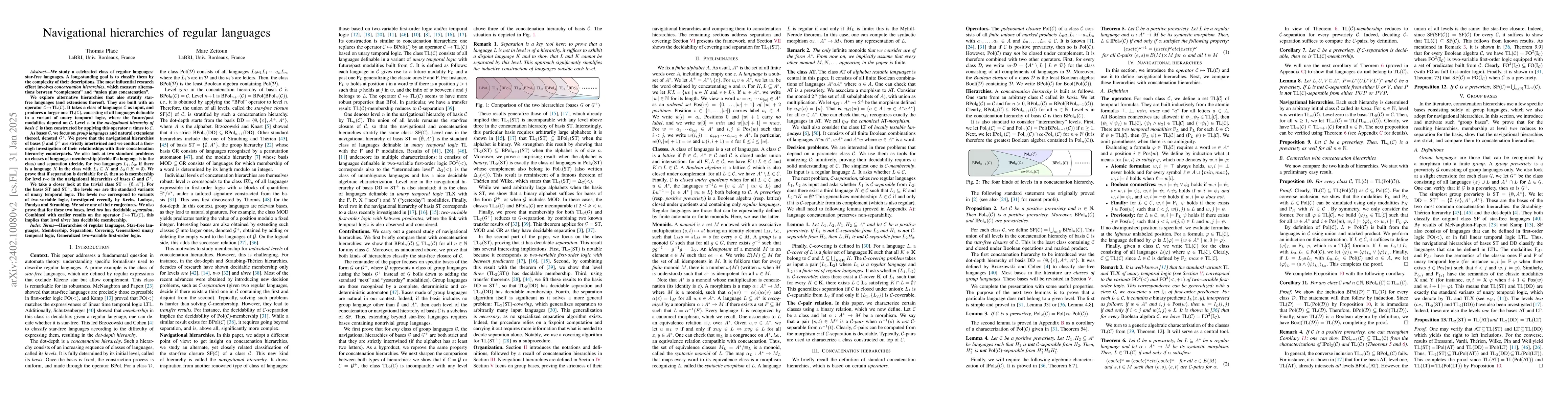 Thumbnail for Temporal hierarchies of regular languages