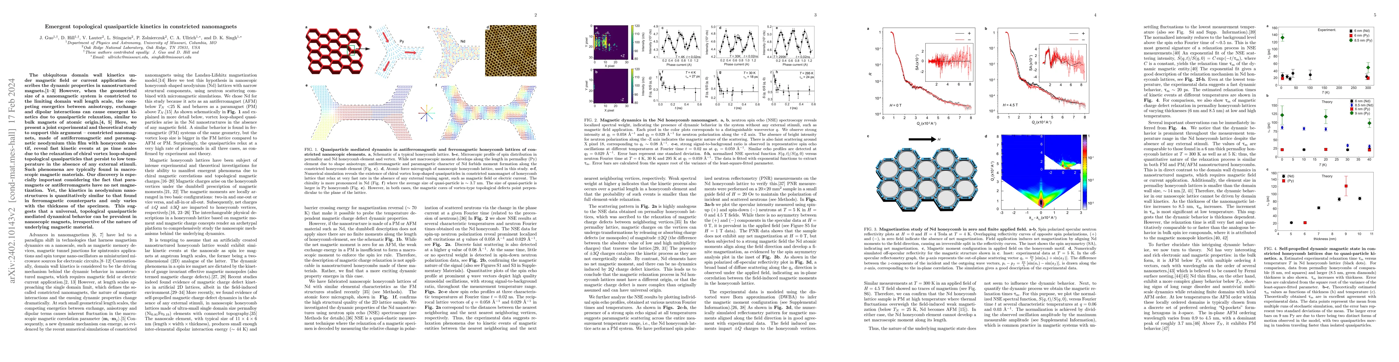 Thumbnail for Emergent topological quasiparticle kinetics in constricted nanomagnets
