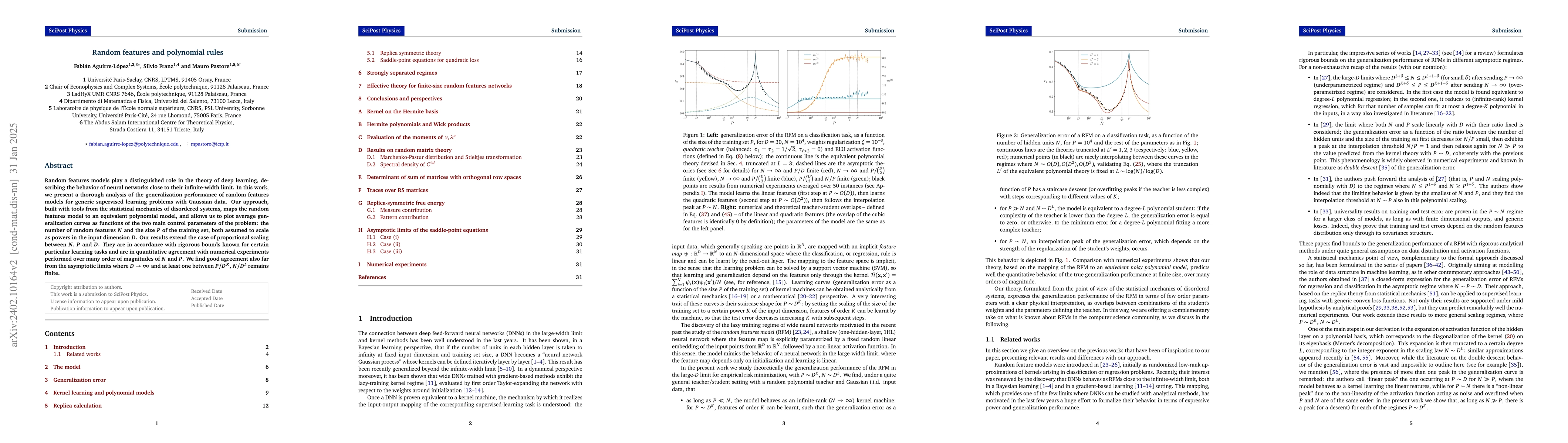 Thumbnail for Random features and polynomial rules