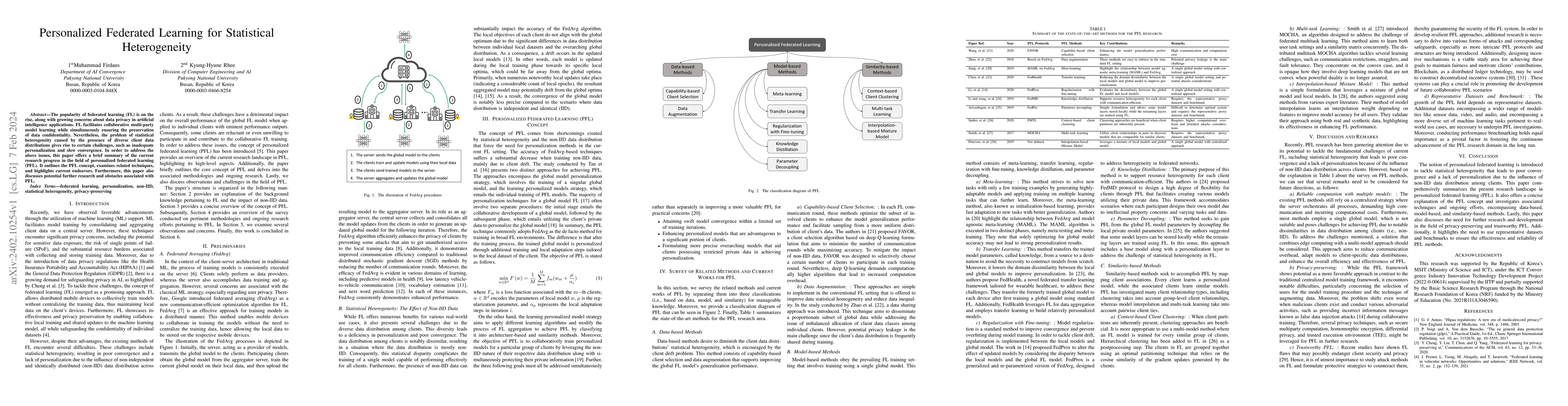 Thumbnail for Personalized Federated Learning for Statistical Heterogeneity