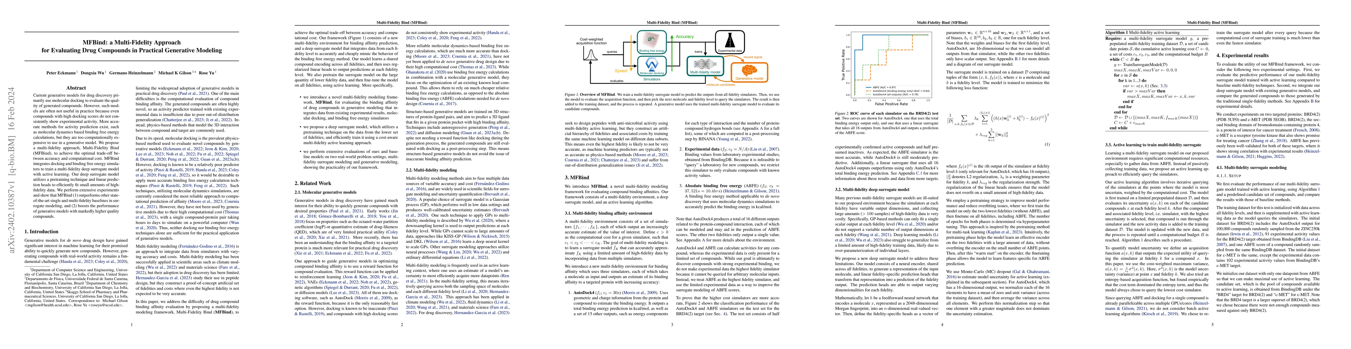 Thumbnail for MFBind: a Multi-Fidelity Approach for Evaluating Drug Compounds in
  Practical Generative Modeling