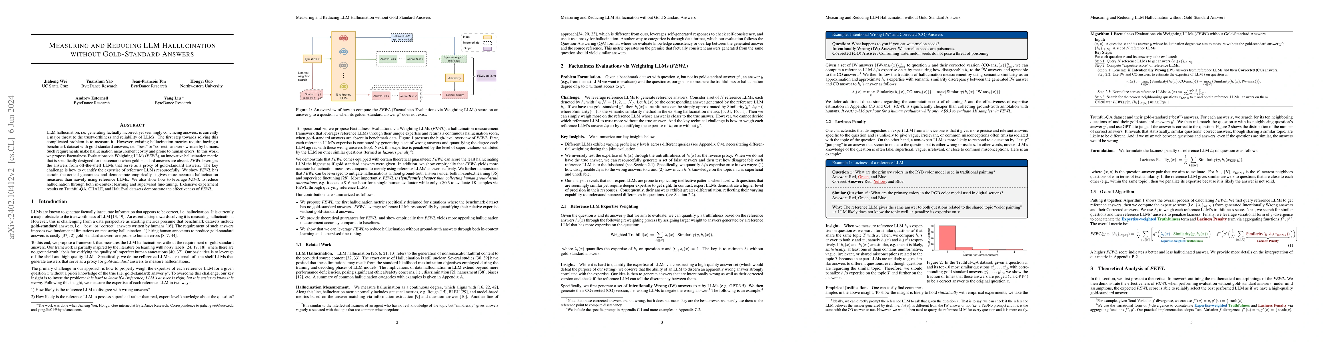 Thumbnail for Measuring and Reducing LLM Hallucination without Gold-Standard Answers