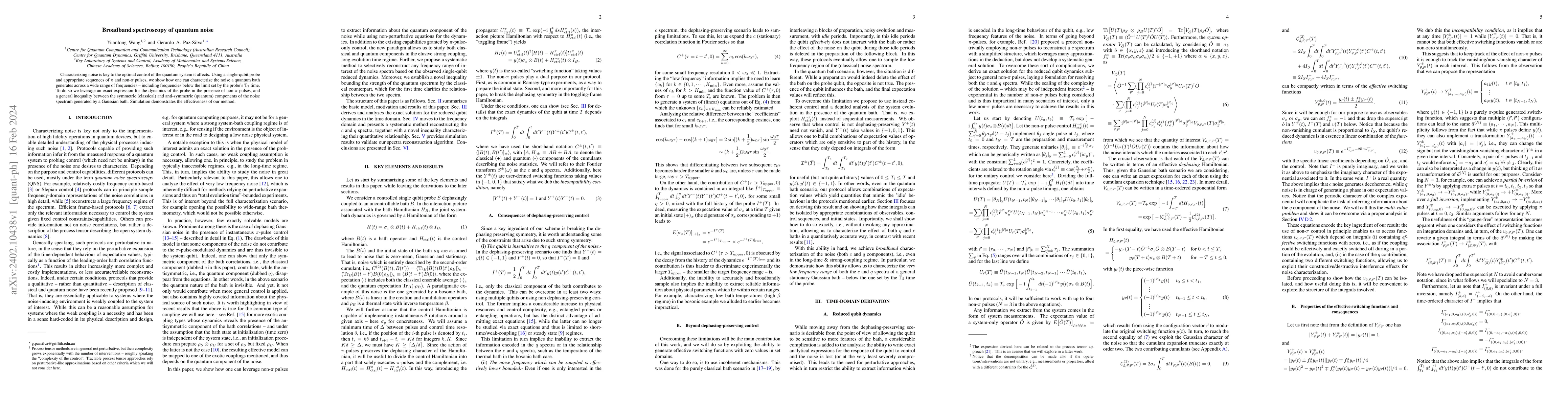 Thumbnail for Broadband spectroscopy of quantum noise