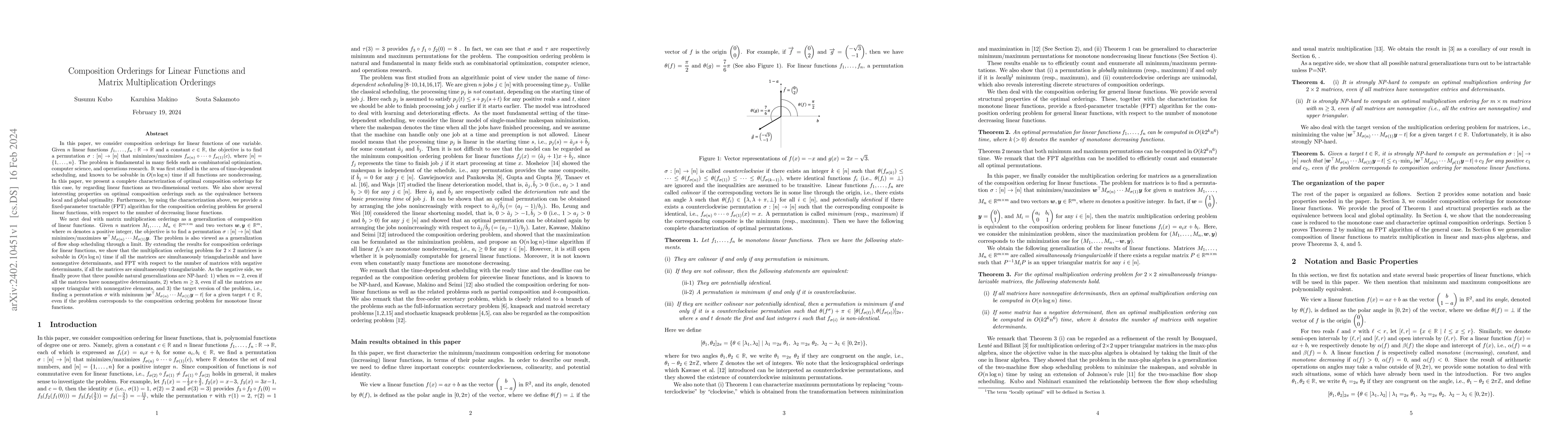Thumbnail for Composition Orderings for Linear Functions and Matrix Multiplication
  Orderings