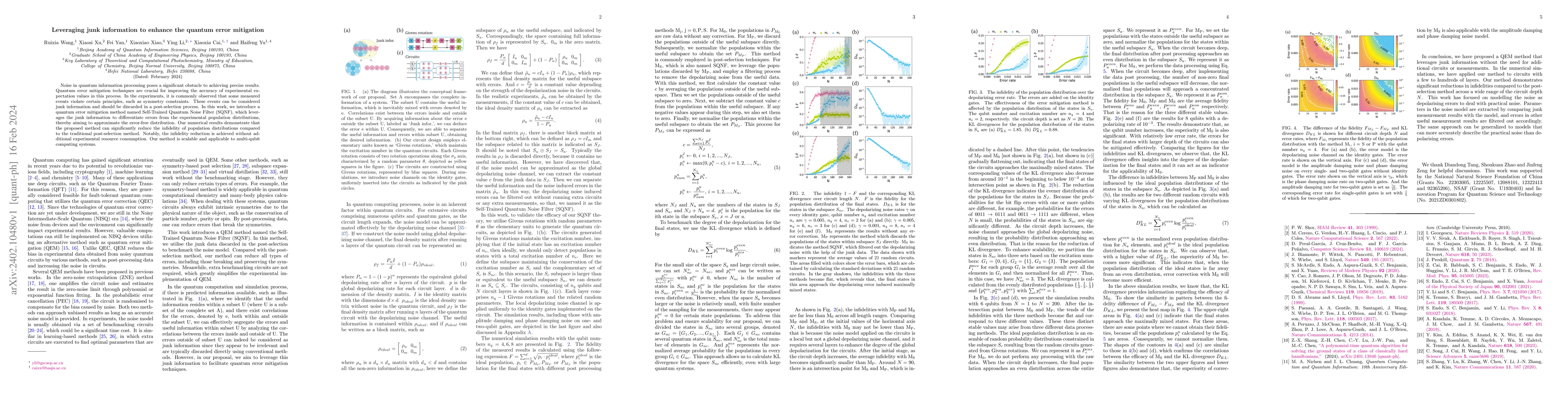 Thumbnail for Leveraging junk information to enhance the quantum error mitigation