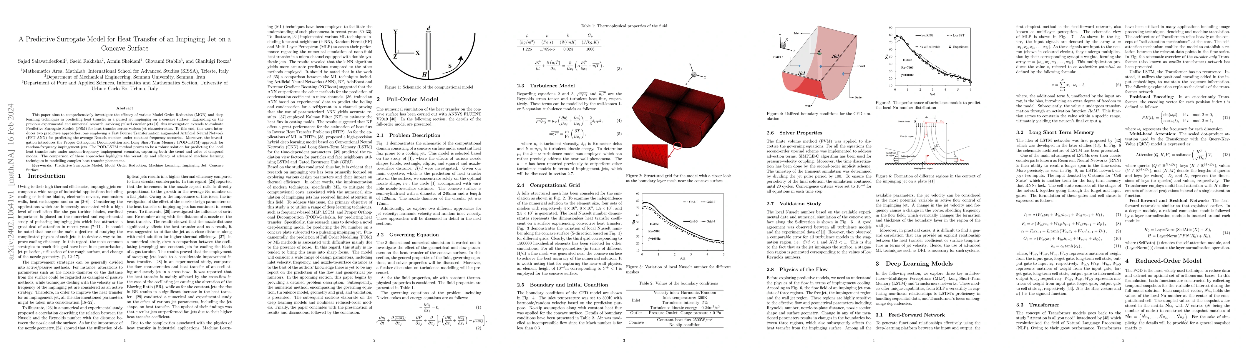 Thumbnail for A Predictive Surrogate Model for Heat Transfer of an Impinging Jet on a
  Concave Surface