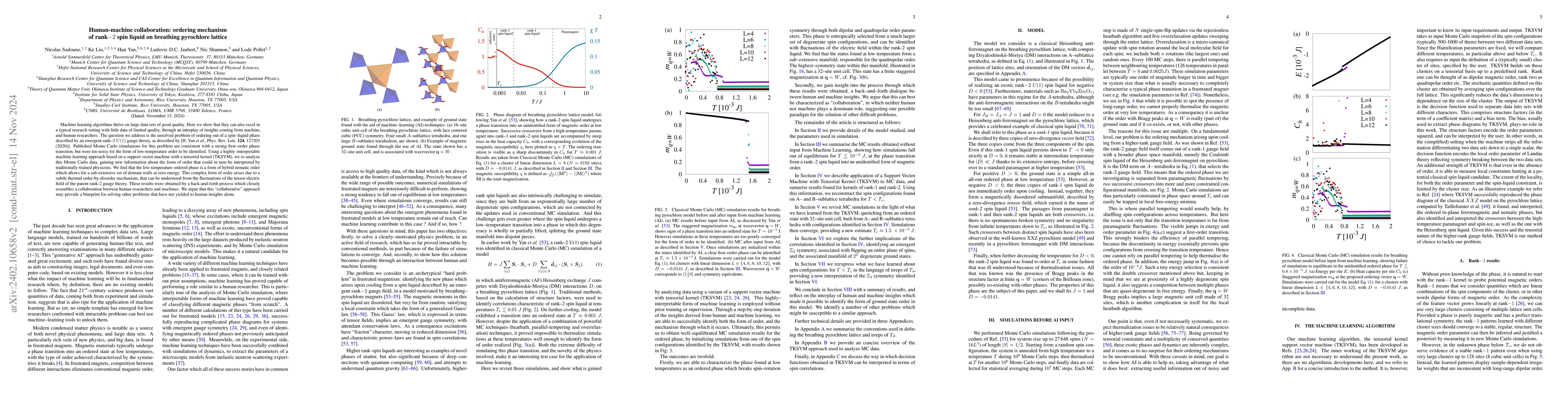 Thumbnail for Human-machine collaboration: ordering mechanism of rank$-2$ spin liquid
  on breathing pyrochlore lattice