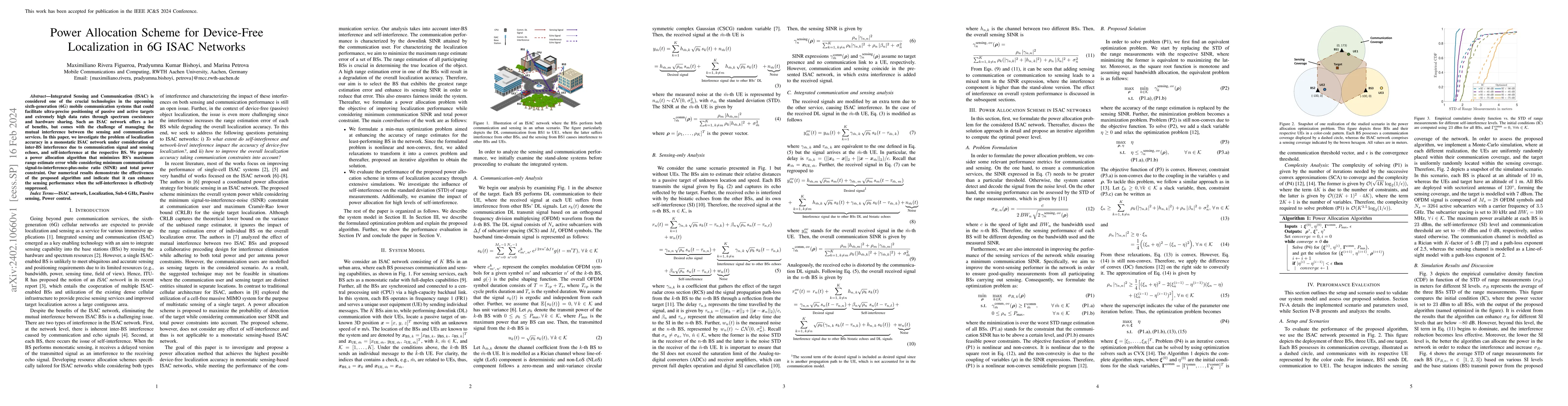 Thumbnail for Power Allocation Scheme for Device-Free Localization in 6G ISAC Networks