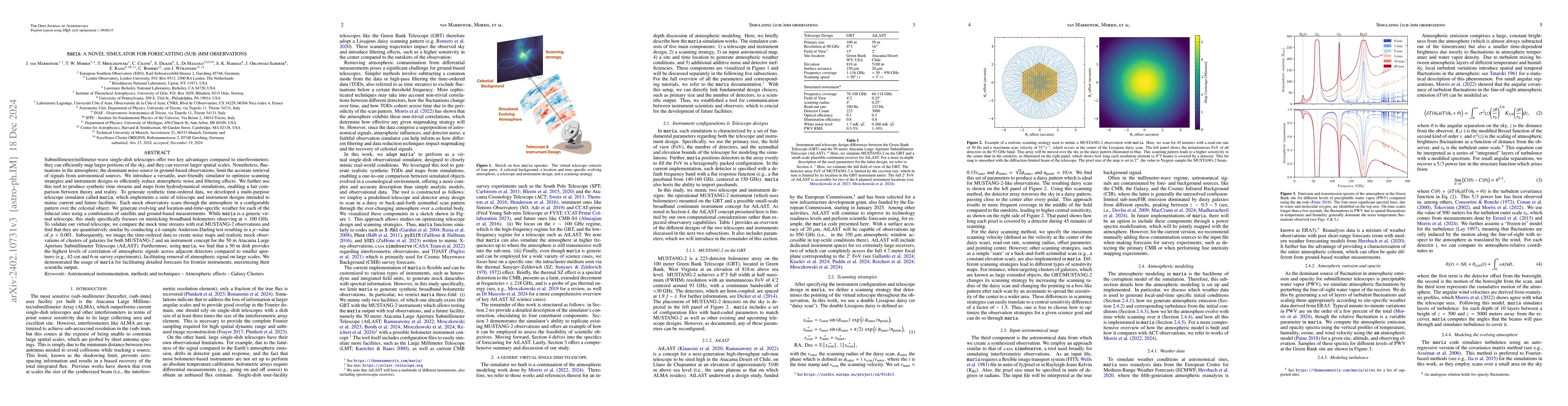 Thumbnail for maria: A novel simulator for forecasting (sub-)mm observations