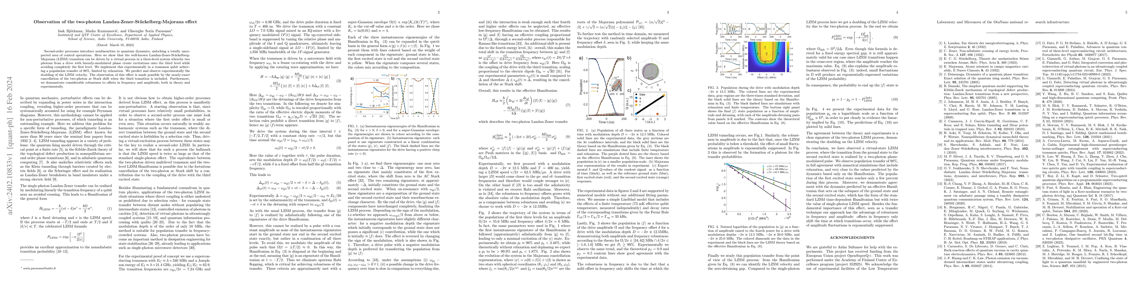 Thumbnail for Observation of the two-photon Landau-Zener-St\"uckelberg-Majorana effect