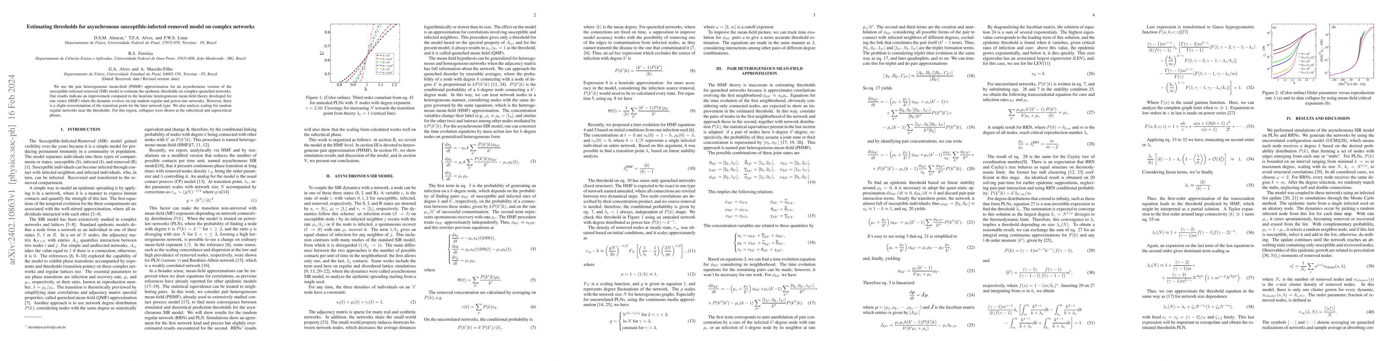 Thumbnail for Estimating thresholds for asynchronous susceptible-infected-removed
  model on complex networks