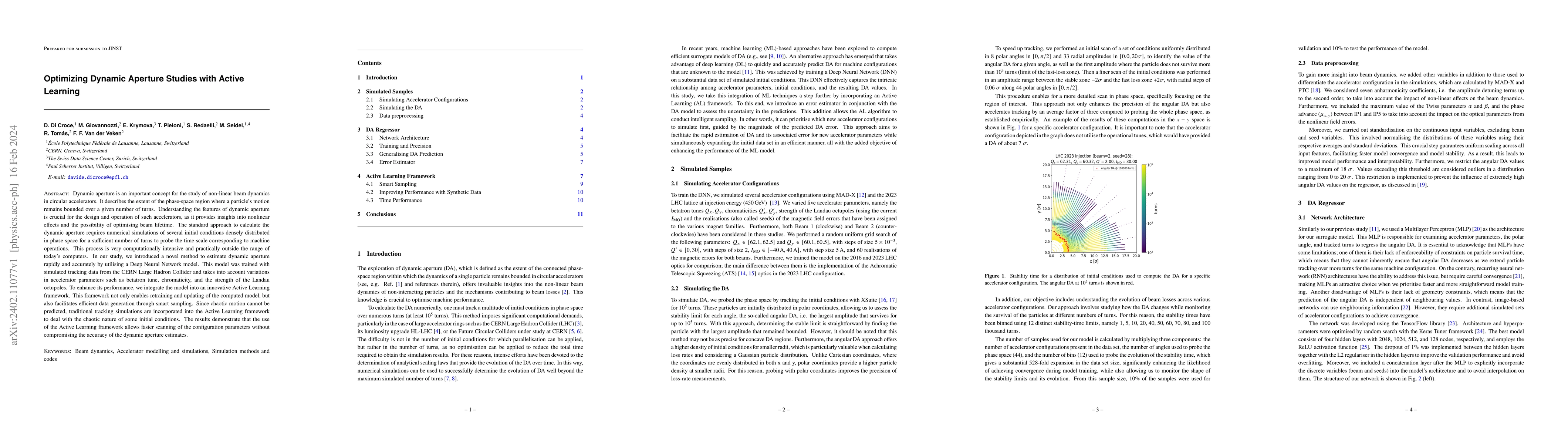 Thumbnail for Optimizing Dynamic Aperture Studies with Active Learning