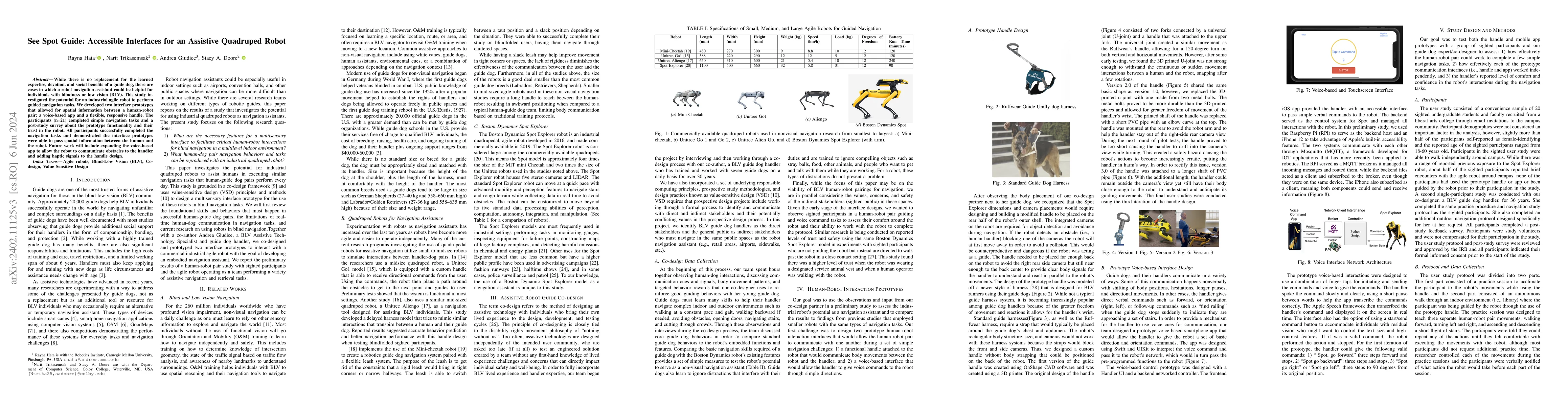 Thumbnail for See Spot Guide: Accessible Interfaces for an Assistive Quadruped Robot