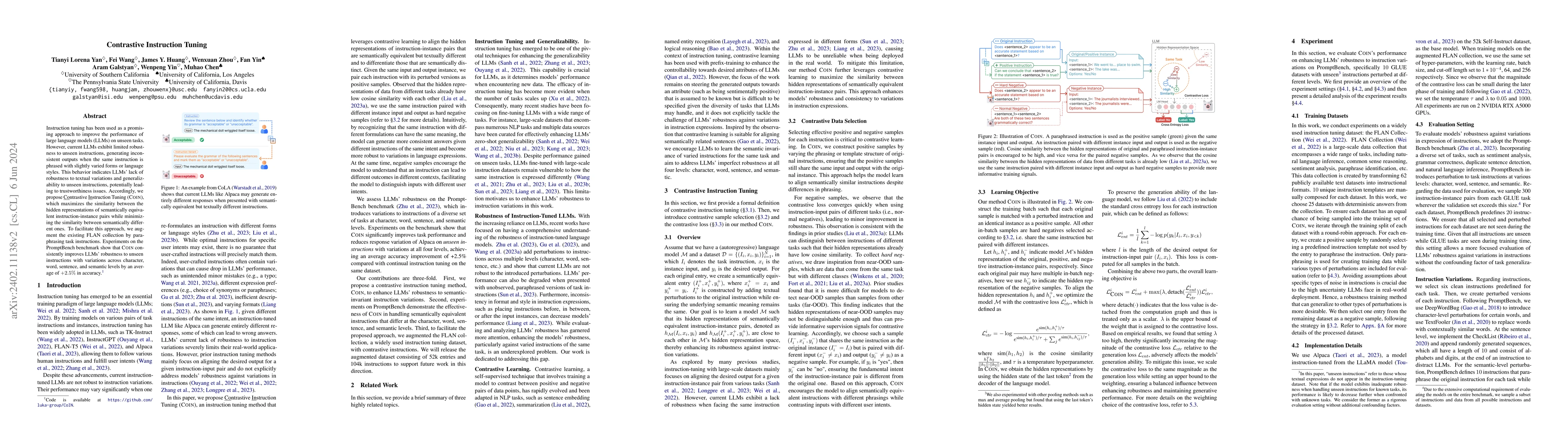 Thumbnail for Contrastive Instruction Tuning