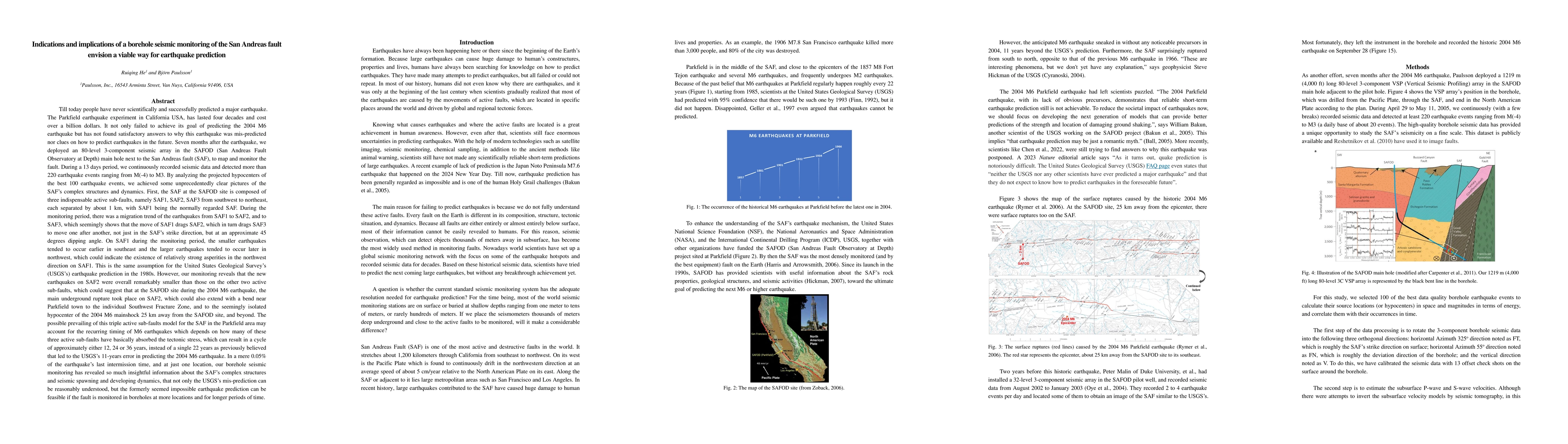 Thumbnail for Indications and implications of a borehole seismic monitoring result of
  the San Andreas Fault foresee future earthquake prediction