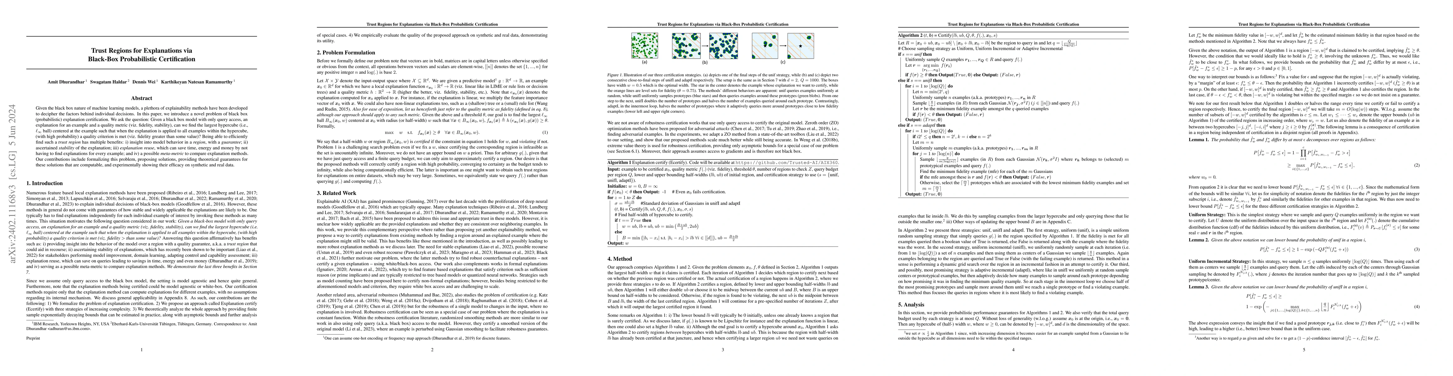 Thumbnail for Trust Regions for Explanations via Black-Box Probabilistic Certification