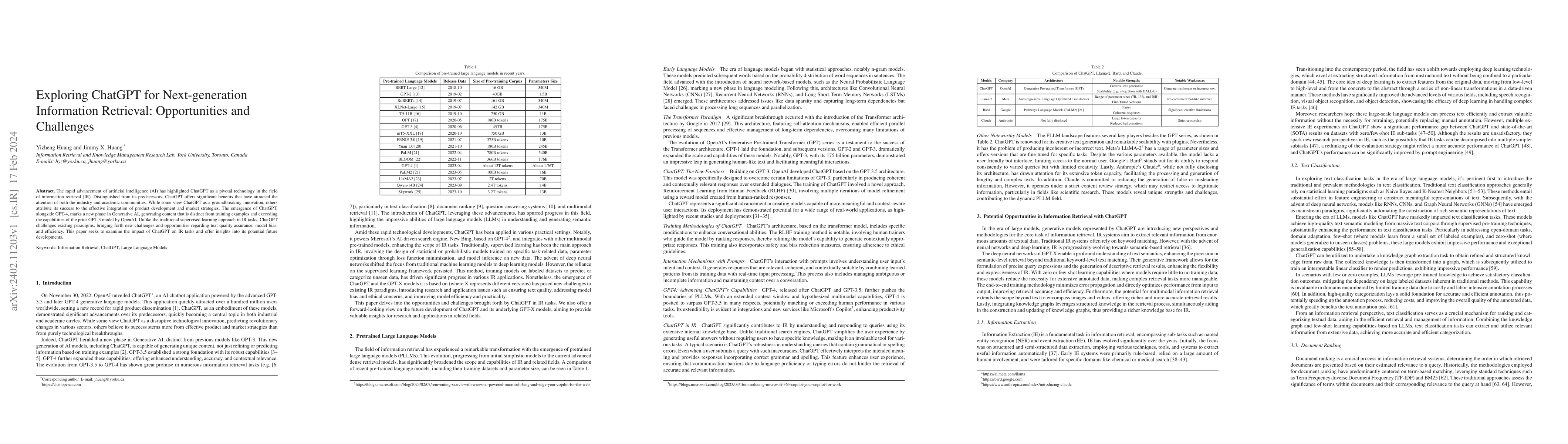 Thumbnail for Exploring ChatGPT for Next-generation Information Retrieval:
  Opportunities and Challenges