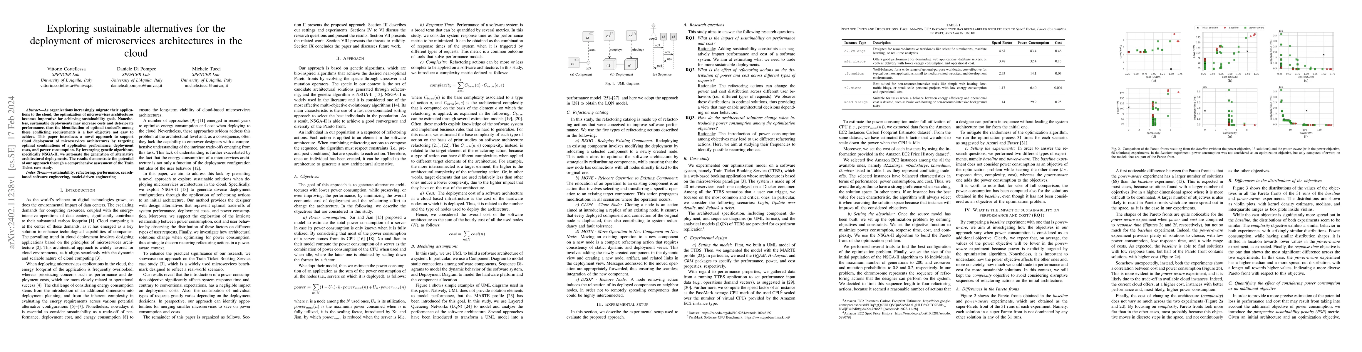 Thumbnail for Exploring sustainable alternatives for the deployment of microservices
  architectures in the cloud