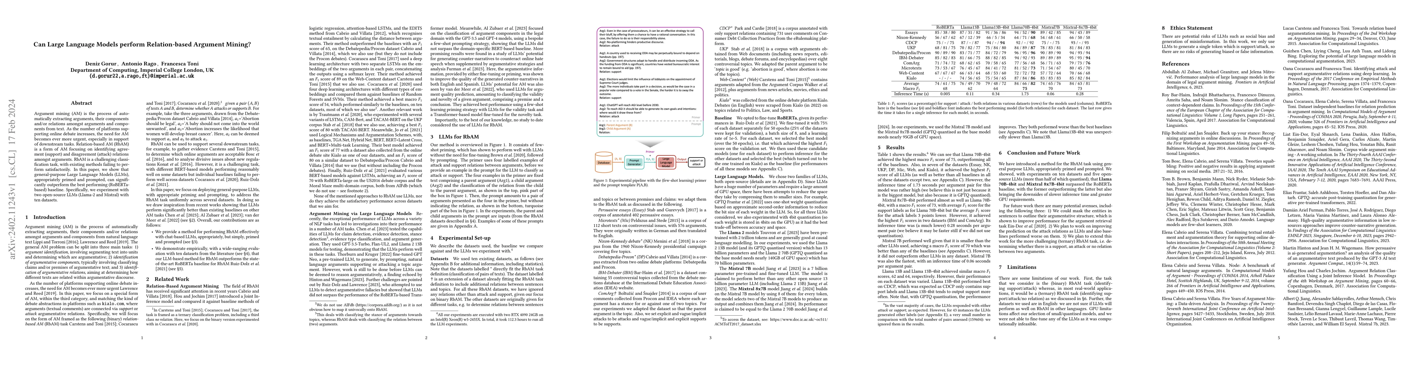 Thumbnail for Can Large Language Models perform Relation-based Argument Mining?