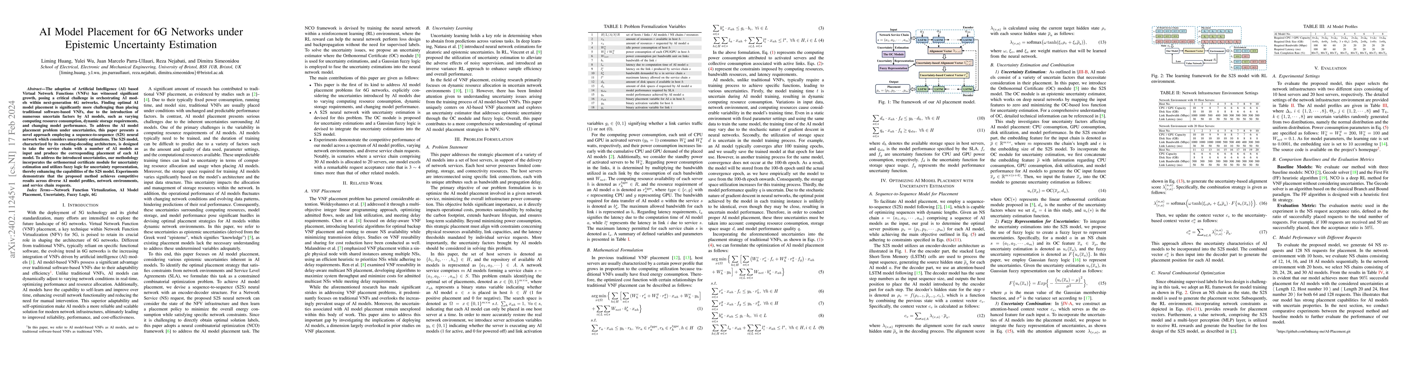 Thumbnail for AI Model Placement for 6G Networks under Epistemic Uncertainty
  Estimation