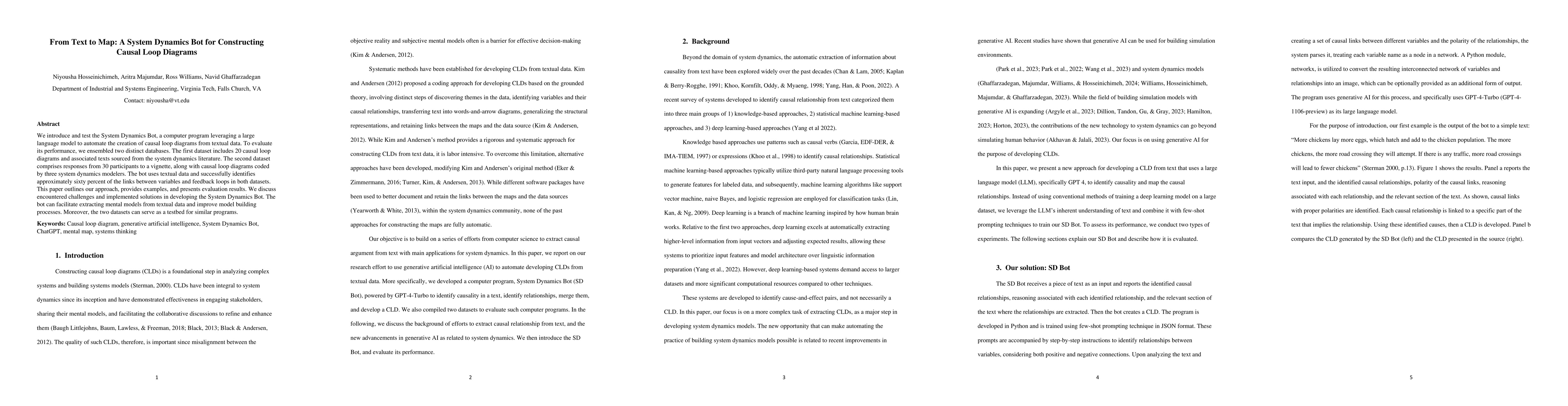 Thumbnail for From Text to Map: A System Dynamics Bot for Constructing Causal Loop
  Diagrams