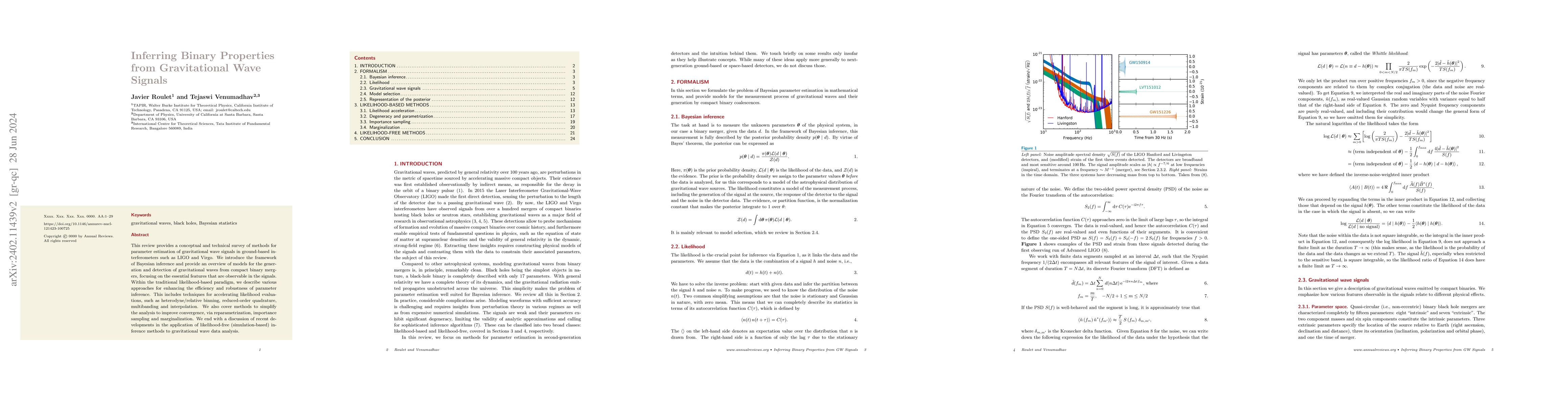 Thumbnail for Inferring Binary Properties from Gravitational Wave Signals