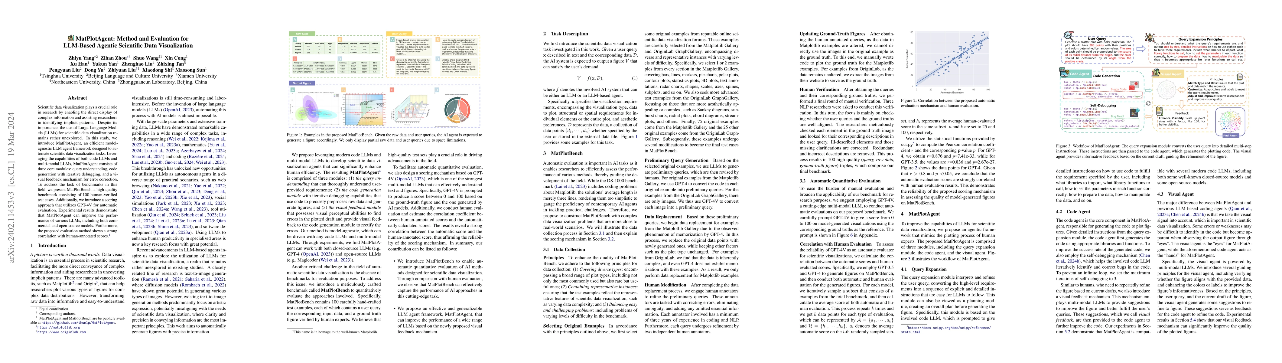 Thumbnail for MatPlotAgent: Method and Evaluation for LLM-Based Agentic Scientific
  Data Visualization