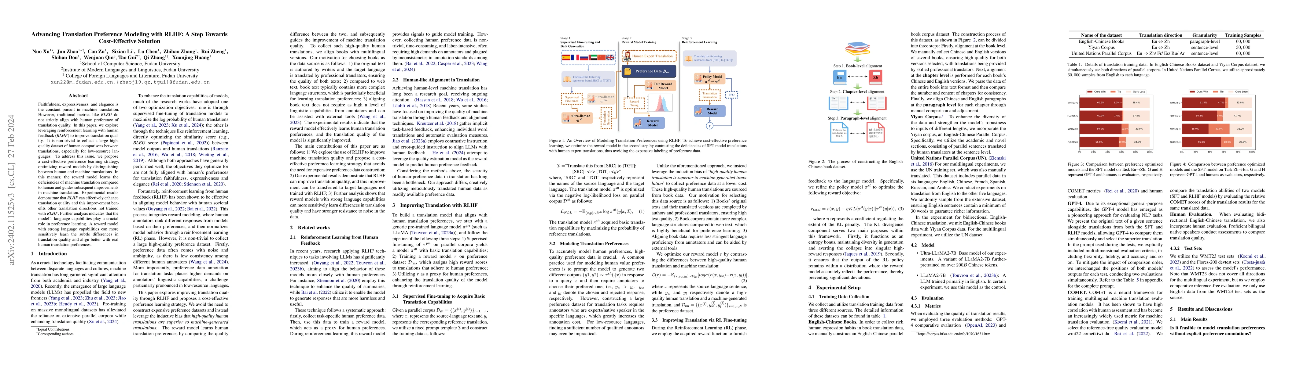 Thumbnail for Advancing Translation Preference Modeling with RLHF: A Step Towards
  Cost-Effective Solution