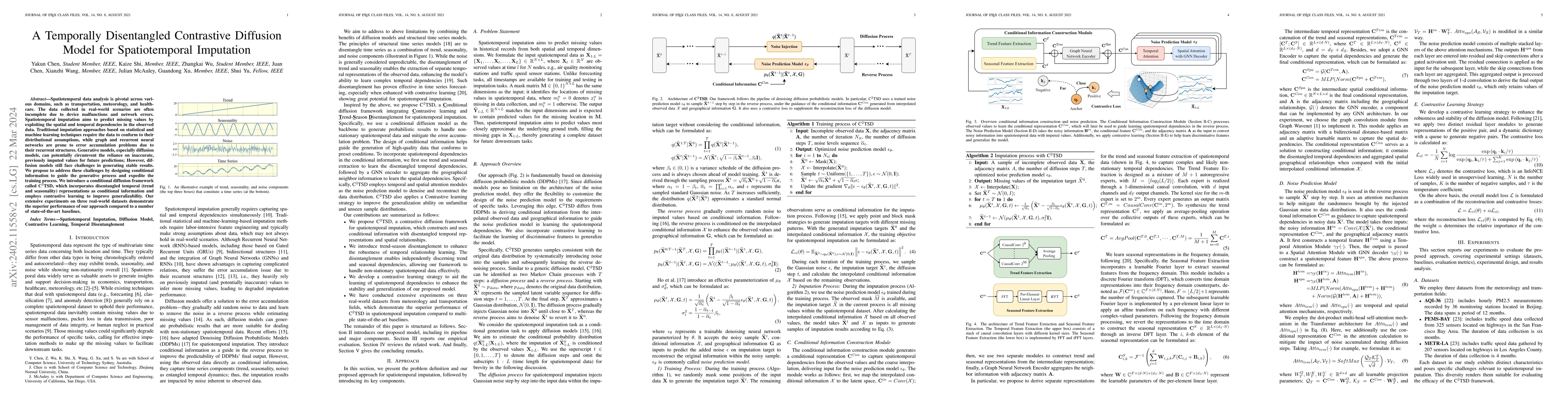 Thumbnail for A Temporally Disentangled Contrastive Diffusion Model for Spatiotemporal
  Imputation