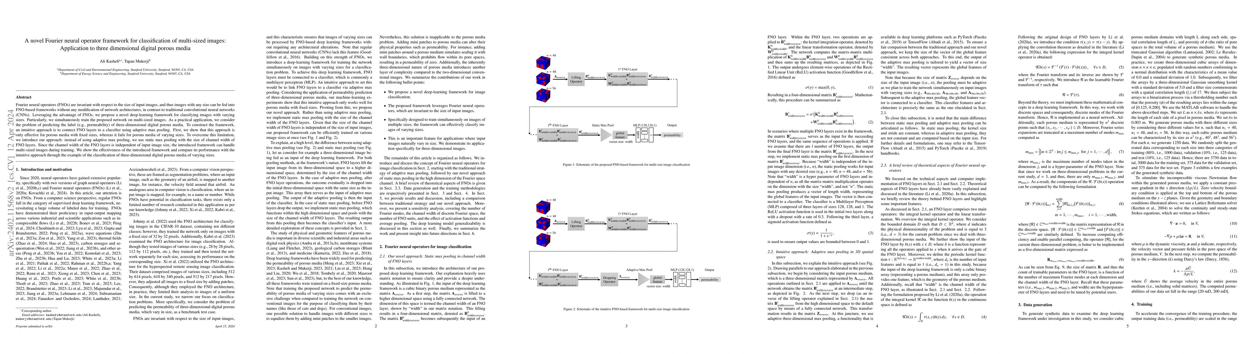 Thumbnail for A novel Fourier neural operator framework for classification of
  multi-sized images: Application to three dimensional digital porous media