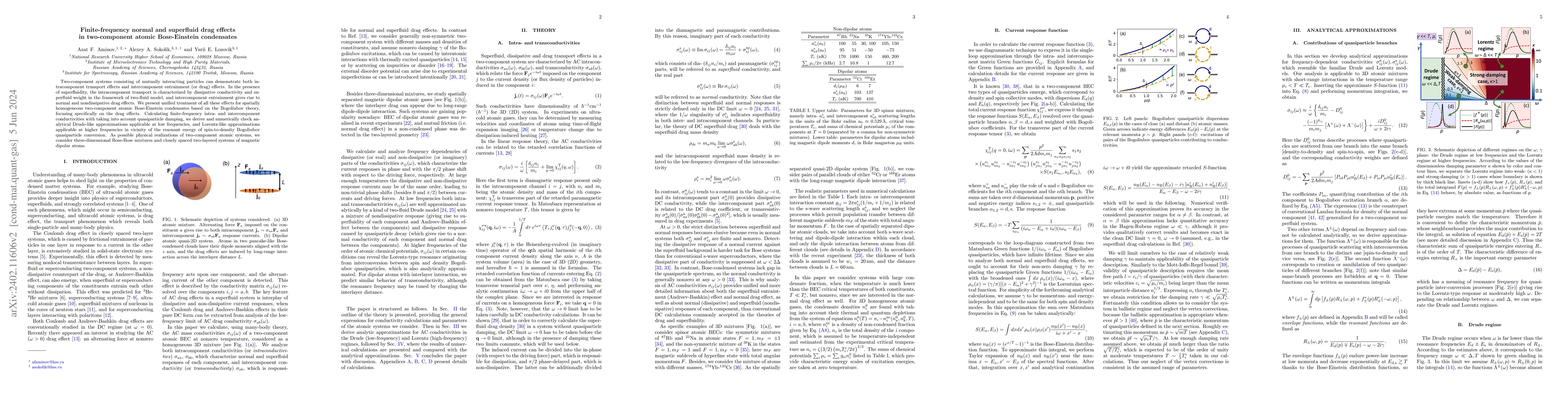 Thumbnail for Finite-frequency normal and superfluid drag effects in two-component
  atomic Bose-Einstein condensates