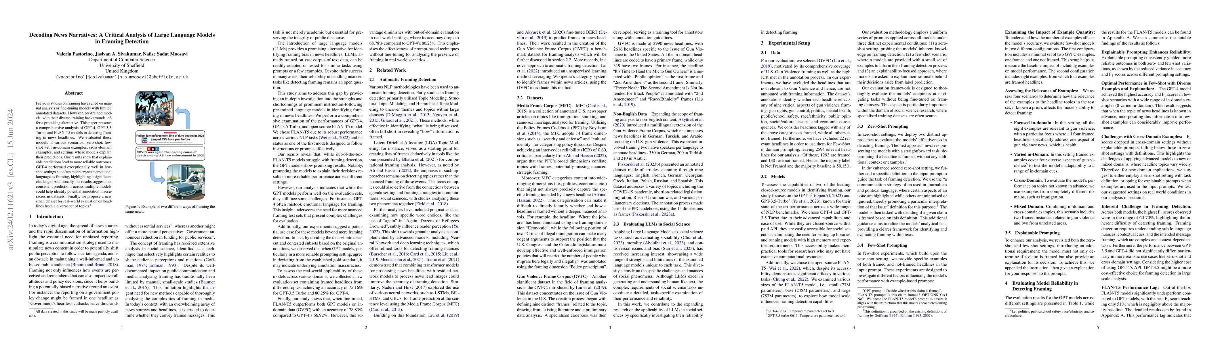 Thumbnail for Decoding News Narratives: A Critical Analysis of Large Language Models
  in Framing Detection