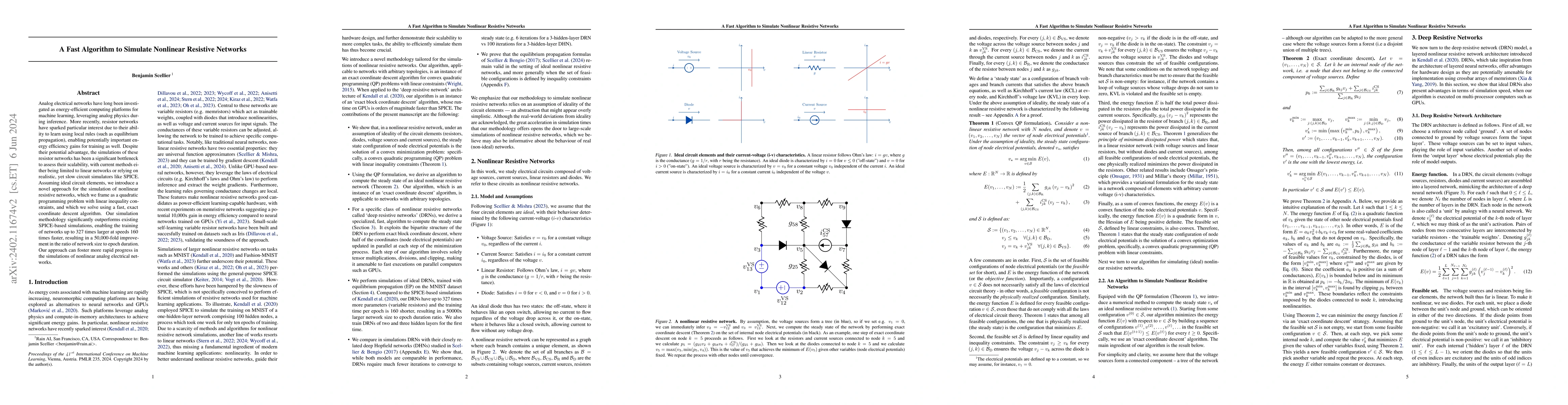 Thumbnail for A Fast Algorithm to Simulate Nonlinear Resistive Networks