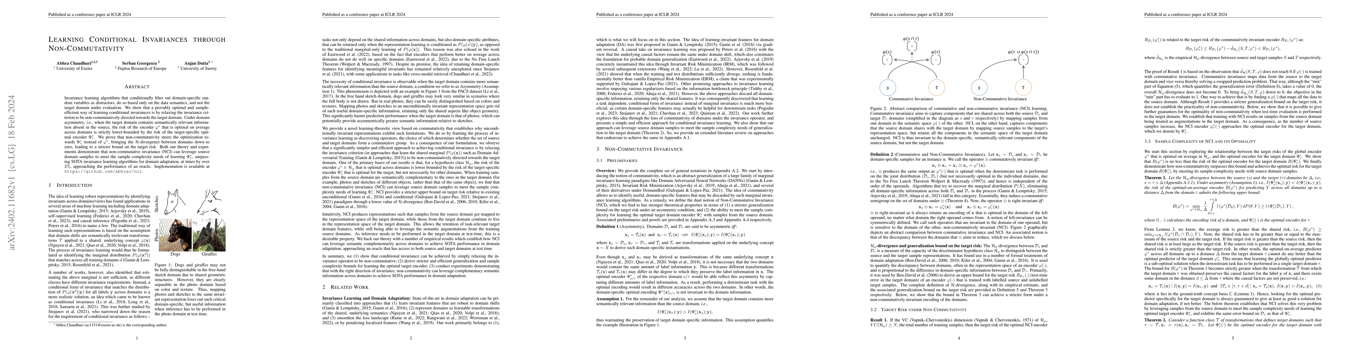 Thumbnail for Learning Conditional Invariances through Non-Commutativity